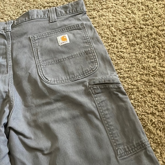Men’s Carhartt gray carpenter utility work shorts Sz 38 - Picture 7 of 16